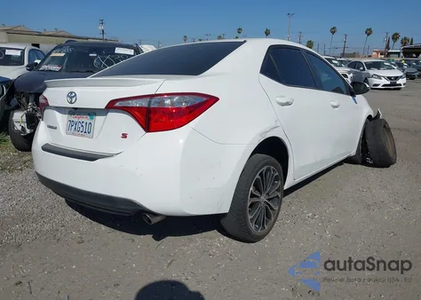 2016 Toyota Corolla S Plus from USA, damaged, VIN 5YFBURHE6GP419598
